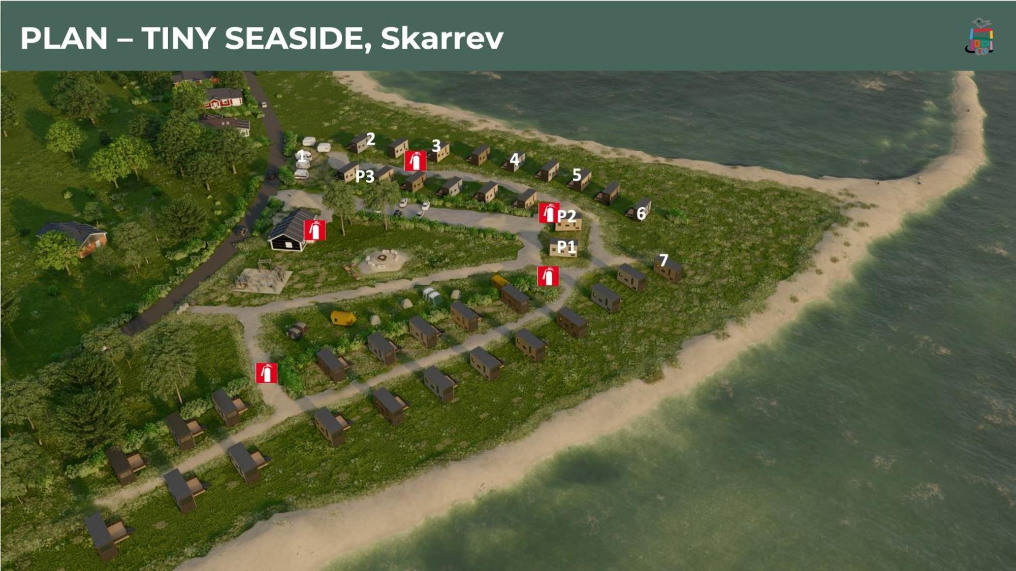 Готель Tiny Seaside - Skarrev Обенро Екстер'єр фото